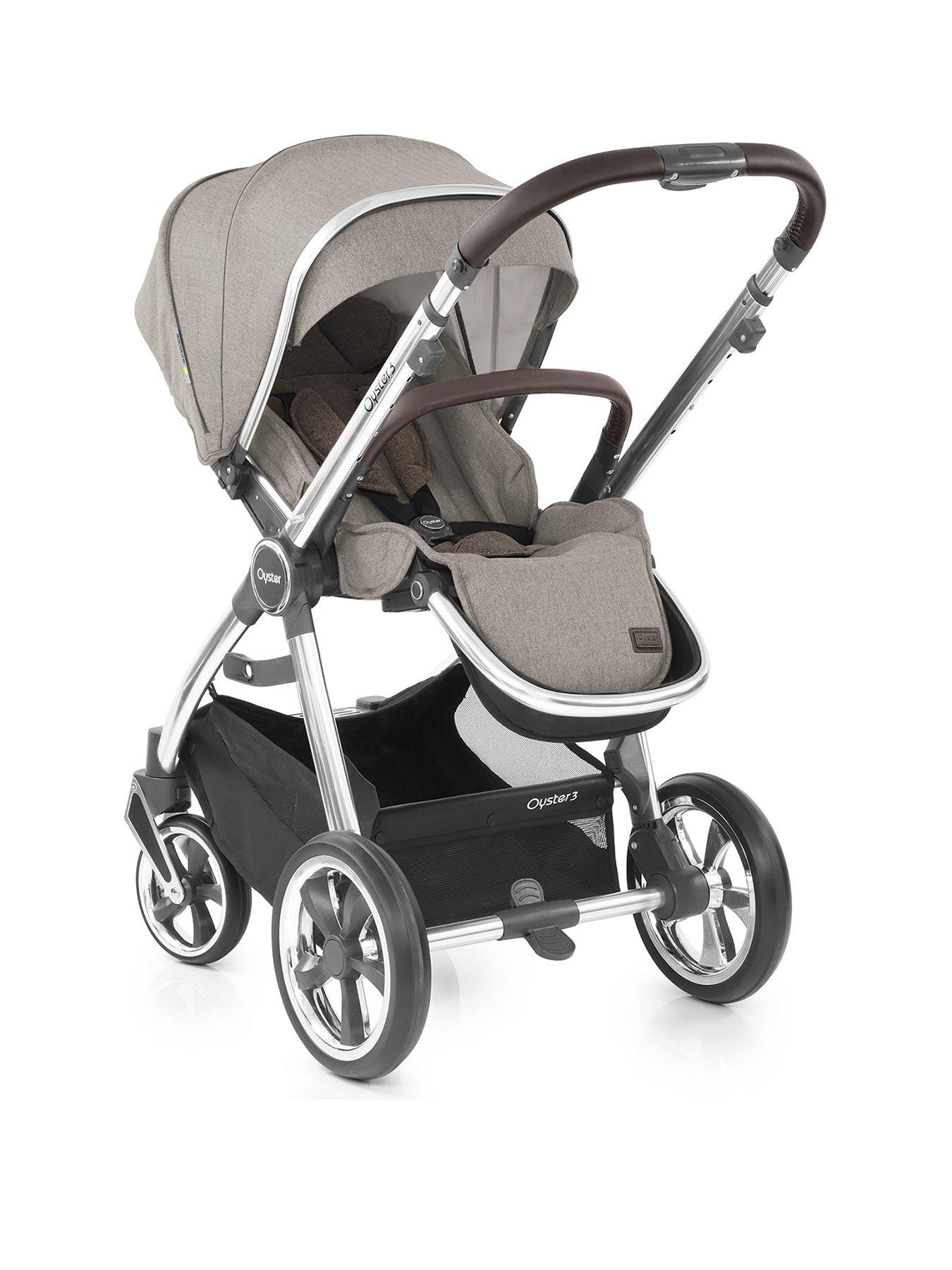 Oyster3 Pushchair, Mirror/Pebble