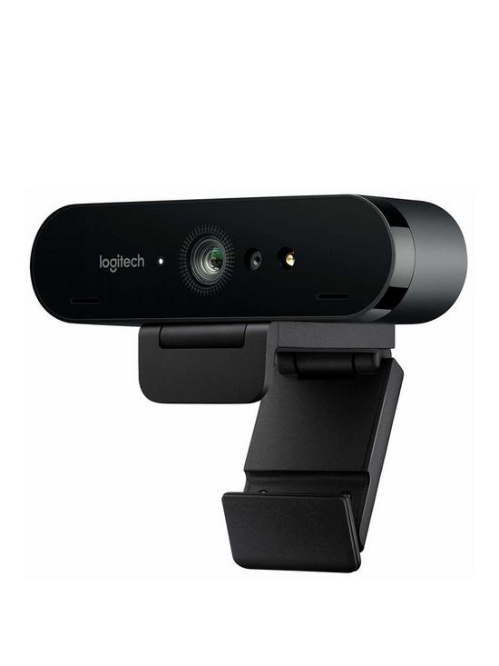 front image of logitech-brio-gaming-webcam-4k-streaming-edition-sounds-great-in-any-environment