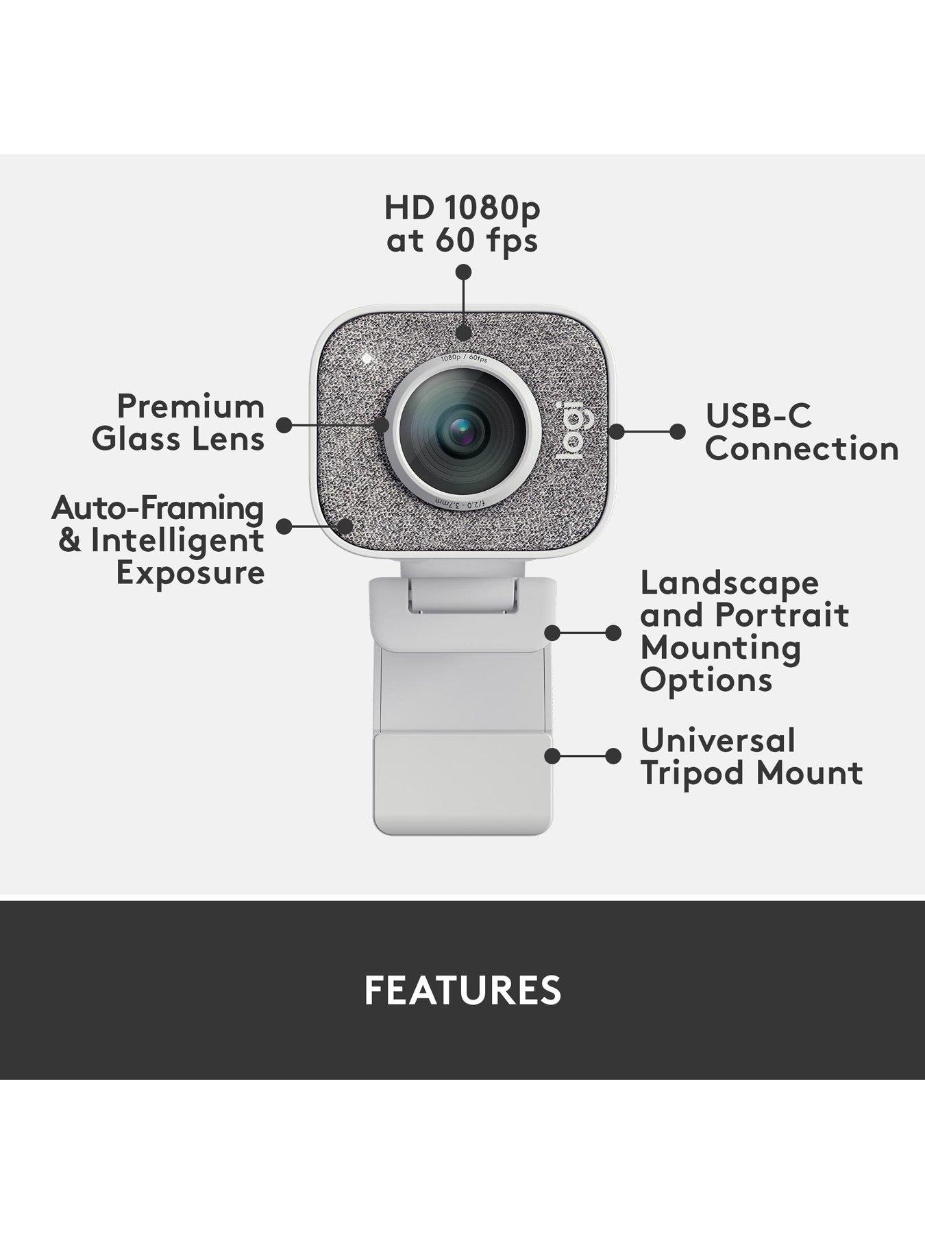 Image 6 of 7 of Logitech Streamcam Full HD 1080p Streaming USB-C Webcam, Superior, High Quality