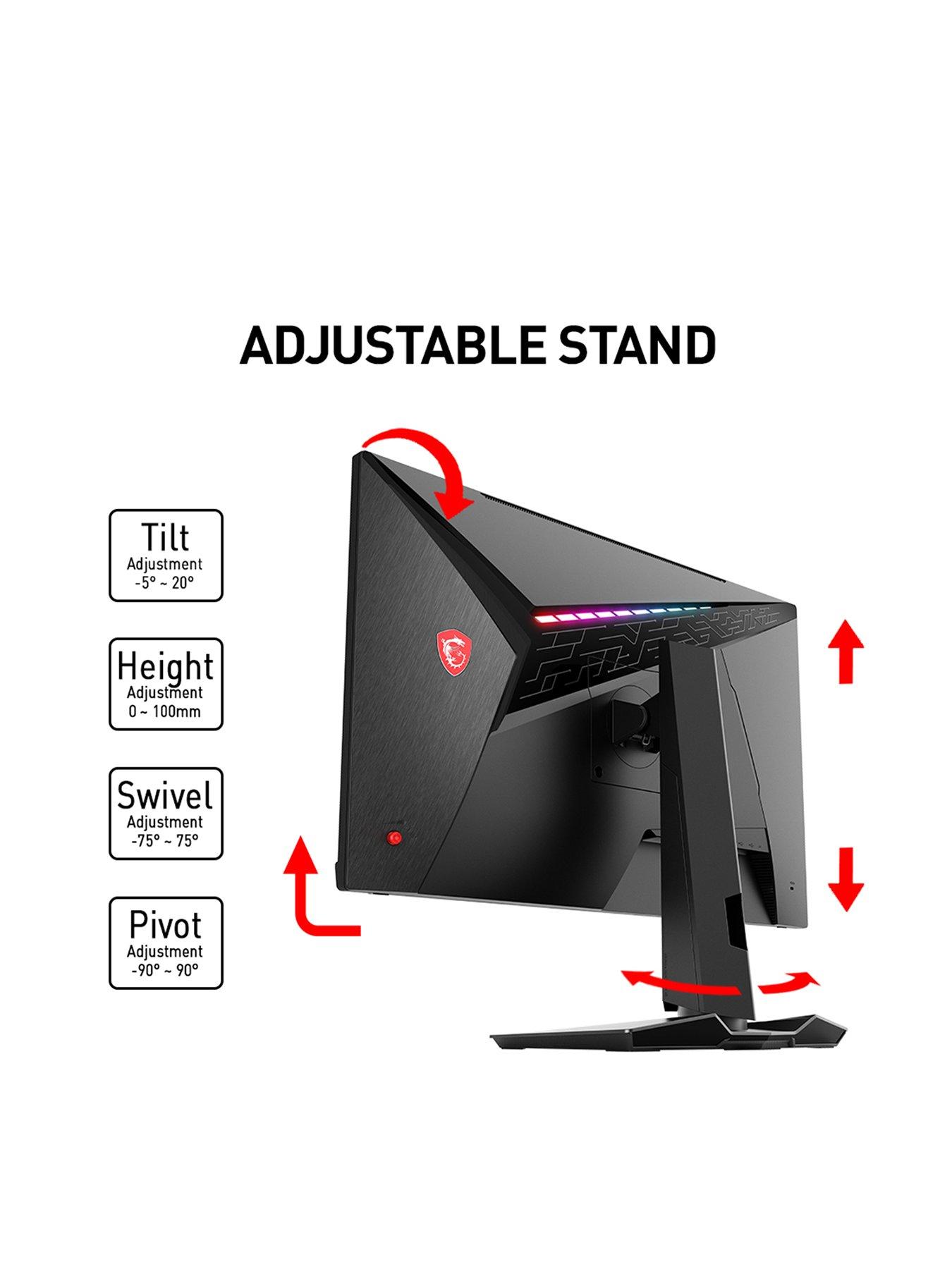 1ms, Quad Gaming Monitor MAG274QRF-QD G-Sync, Flat Dot, 165Hz, HD, inch, MSI IPS, 27 Quantum Optix