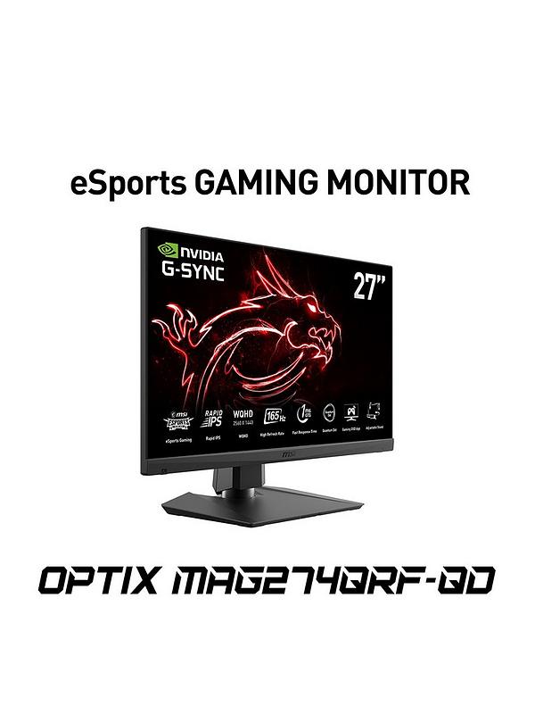MSI Optix MAG274QRF-QD 27 inch, Quantum Dot, Quad HD, IPS, 1ms, 165Hz,  G-Sync, Flat Gaming Monitor | Monitore