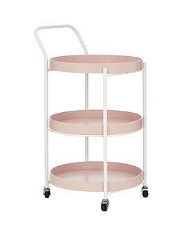 Product photograph of Very Home Darcy Round Drinks Trolley from very.co.uk