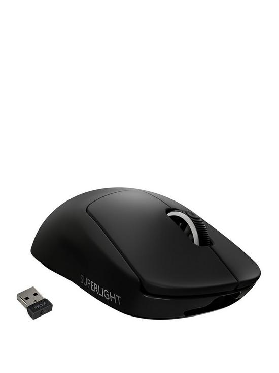 front image of logitechg-pro-superlight-gaming-mouse-black