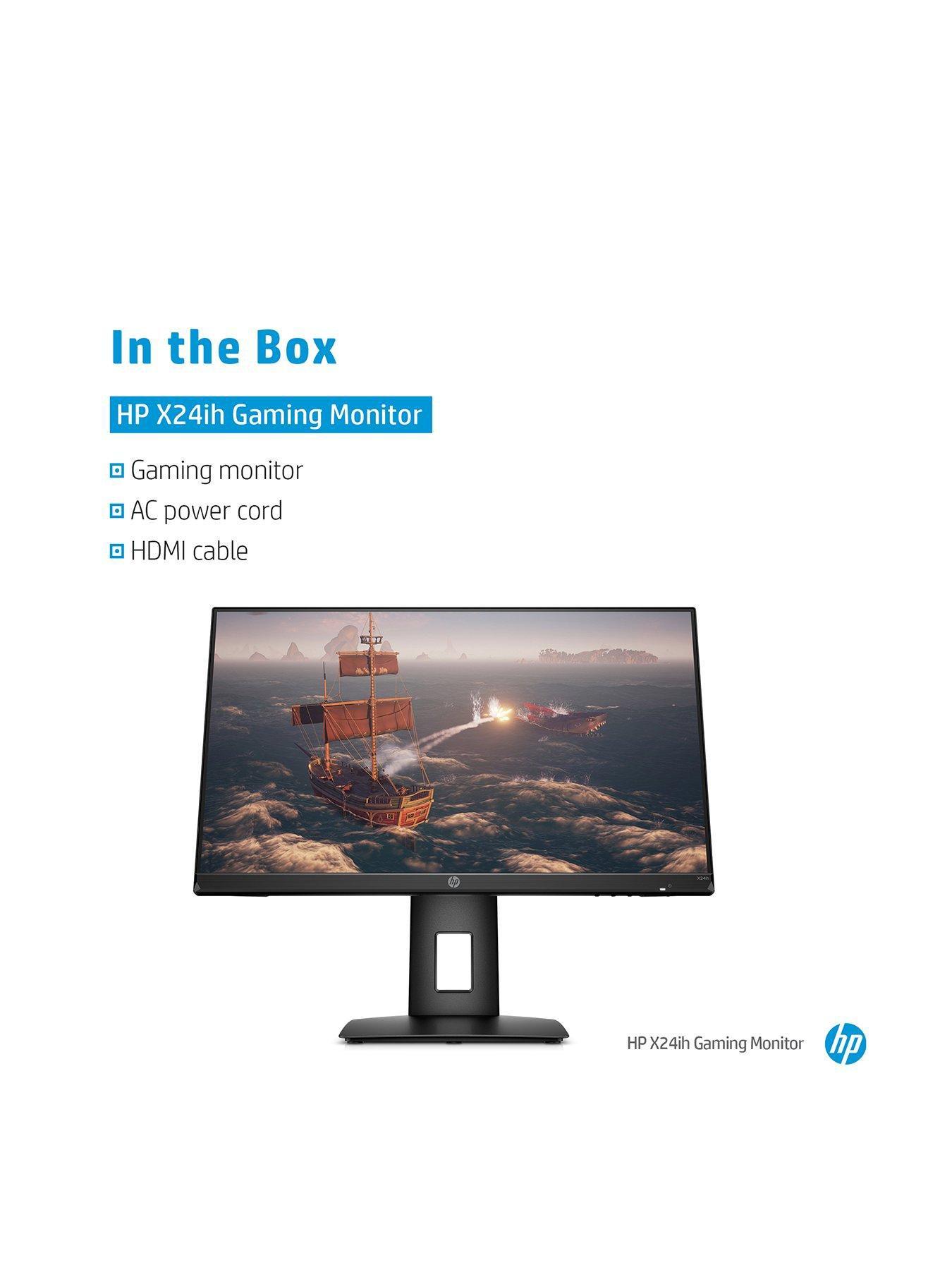 Hp X24ih 23 8in Fhd Ips 144hz 1ms Dp Hdmi Freesync Gaming Monitor With Optional Xbox Game Pass For Pc 3 Months Black Very Co Uk