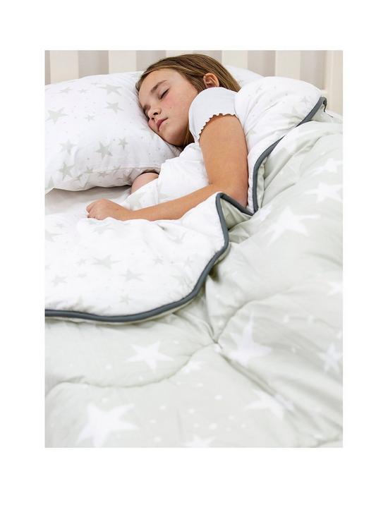 stillFront image of rest-easy-sleep-better-sleep-better-105-tog-coverless-quilt-grey-stars