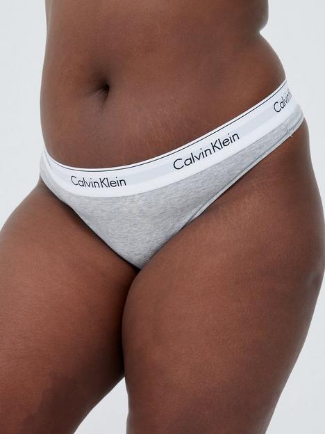 calvin-klein-curvenbspmodern-cotton-plus-thong-grey