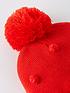  image of levis-womens-popcorn-stitch-beanie-red