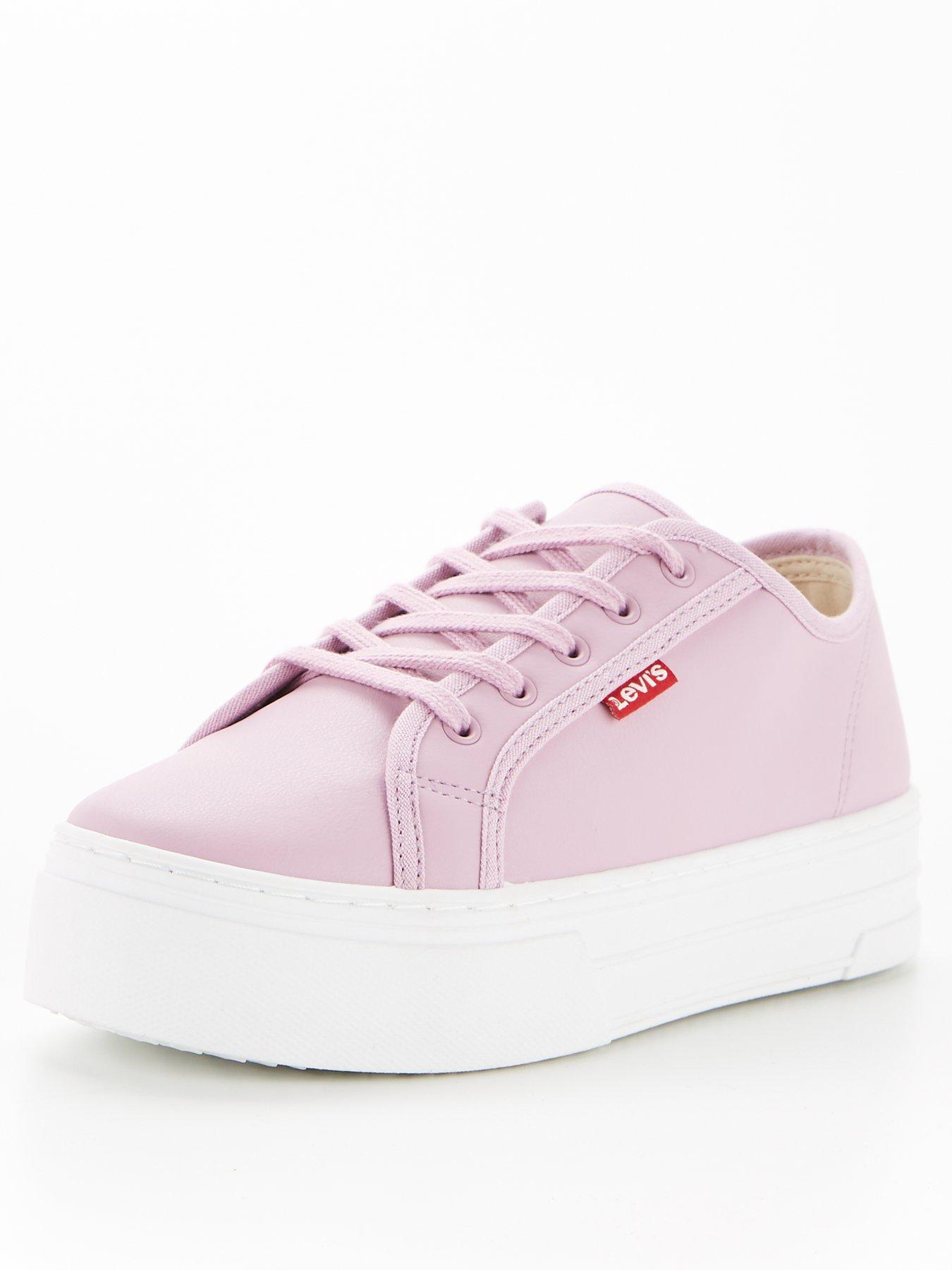 levi's flatform lace up trainer