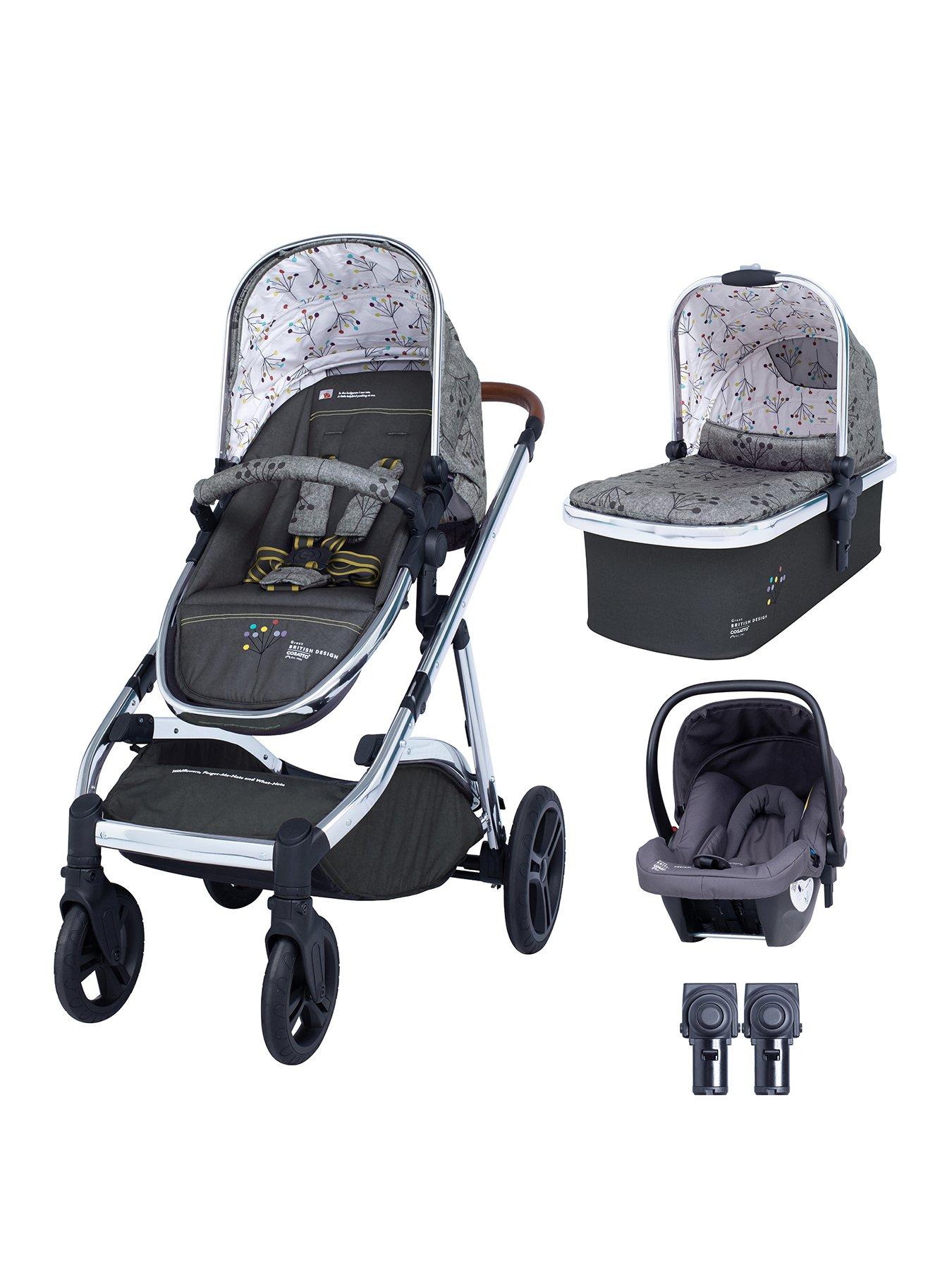 pink egg travel system