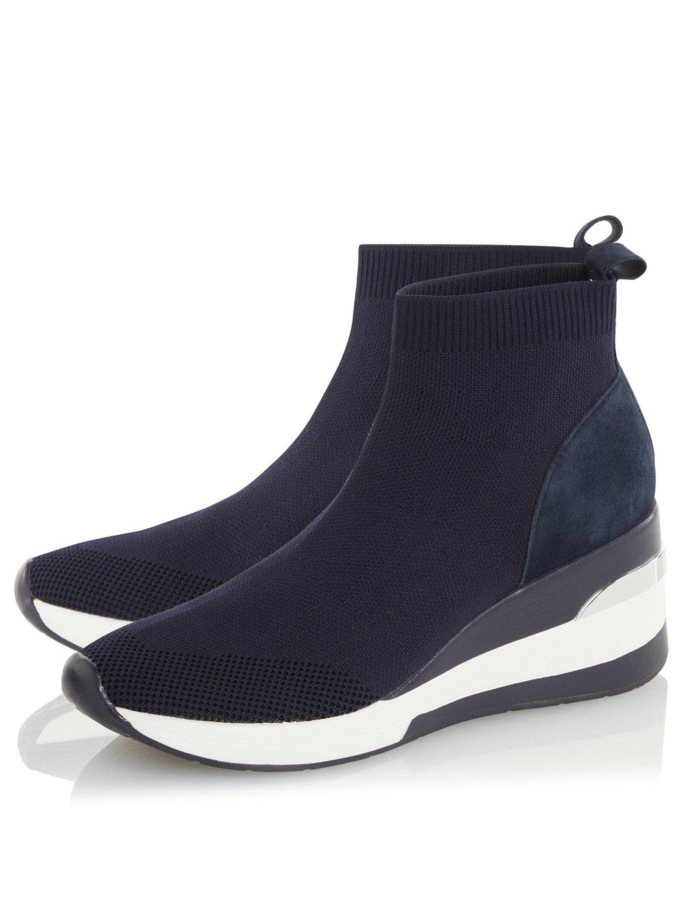 dune elouera wedge trainers