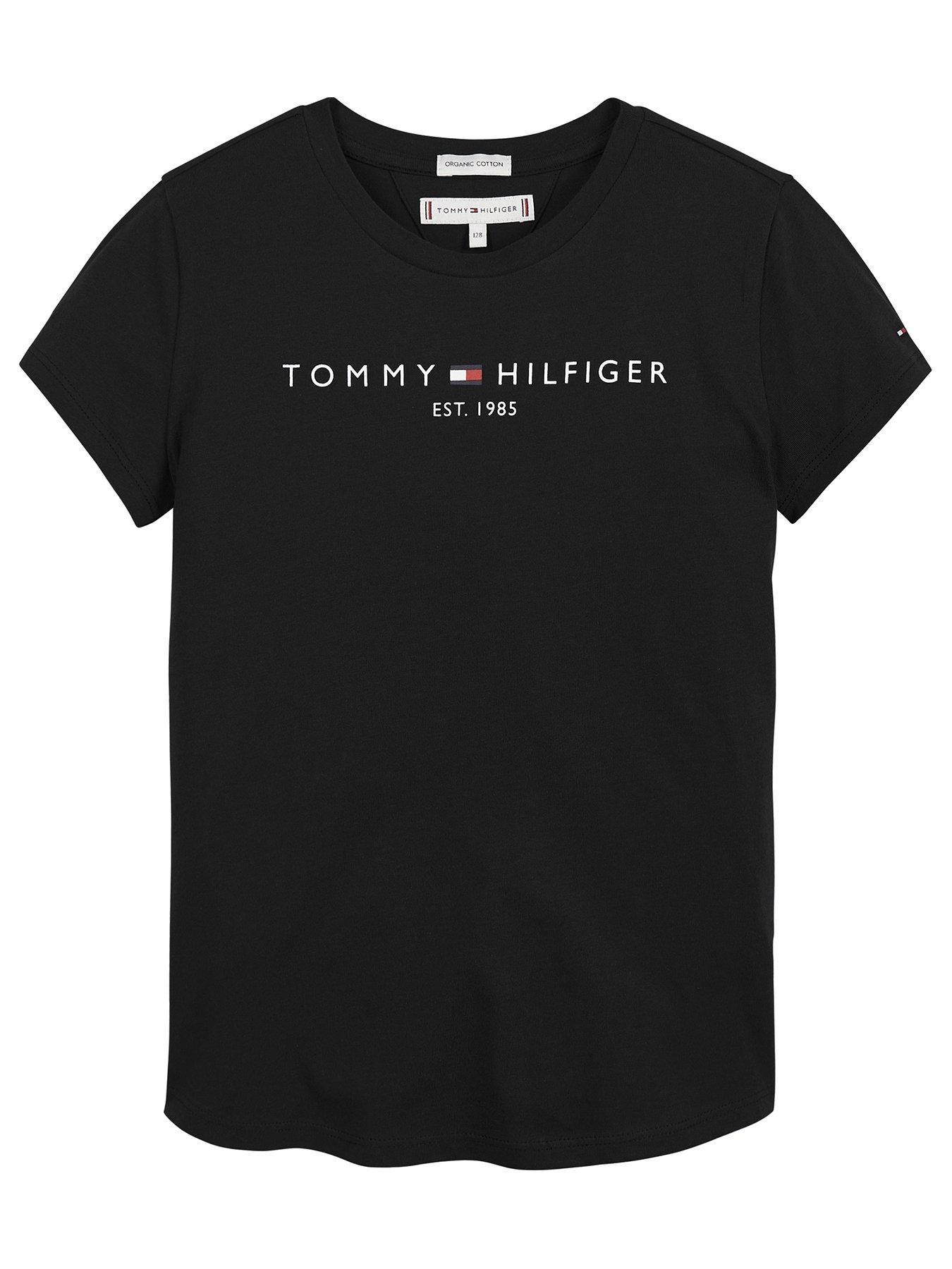 undefined Girls Essential Short Sleeve T-Shirt - Black