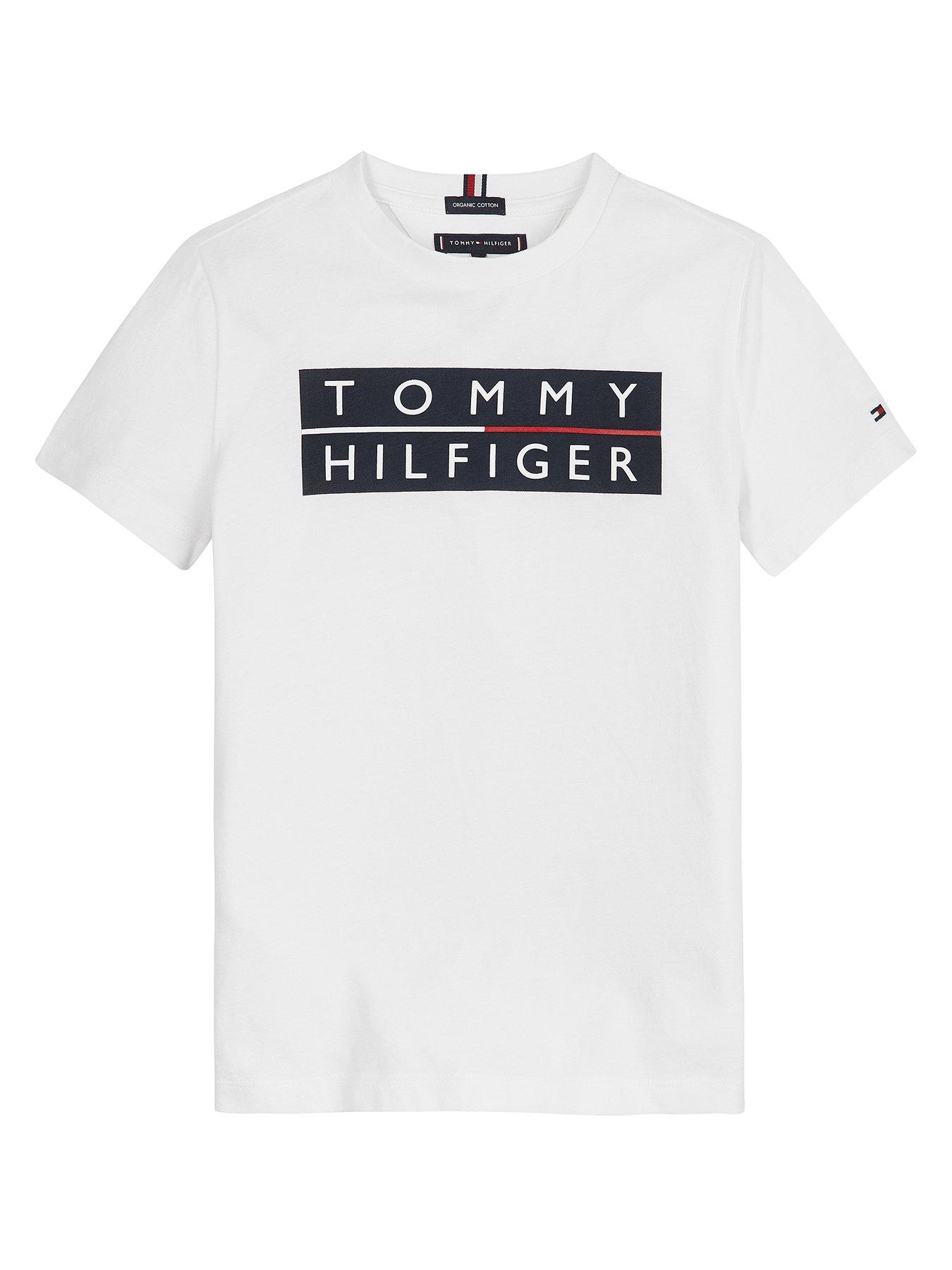 tommy hilfiger white tee shirt