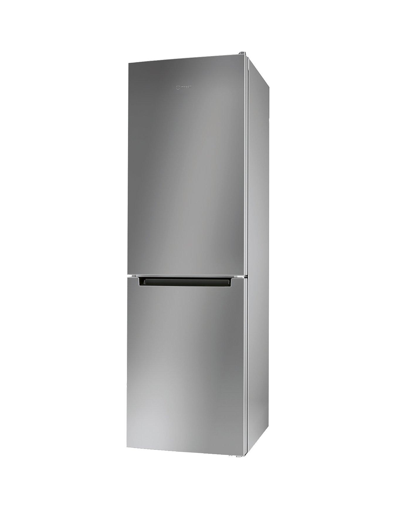 Product photograph of Indesit Li8s1es Fridge Freezer - Silver from very.co.uk