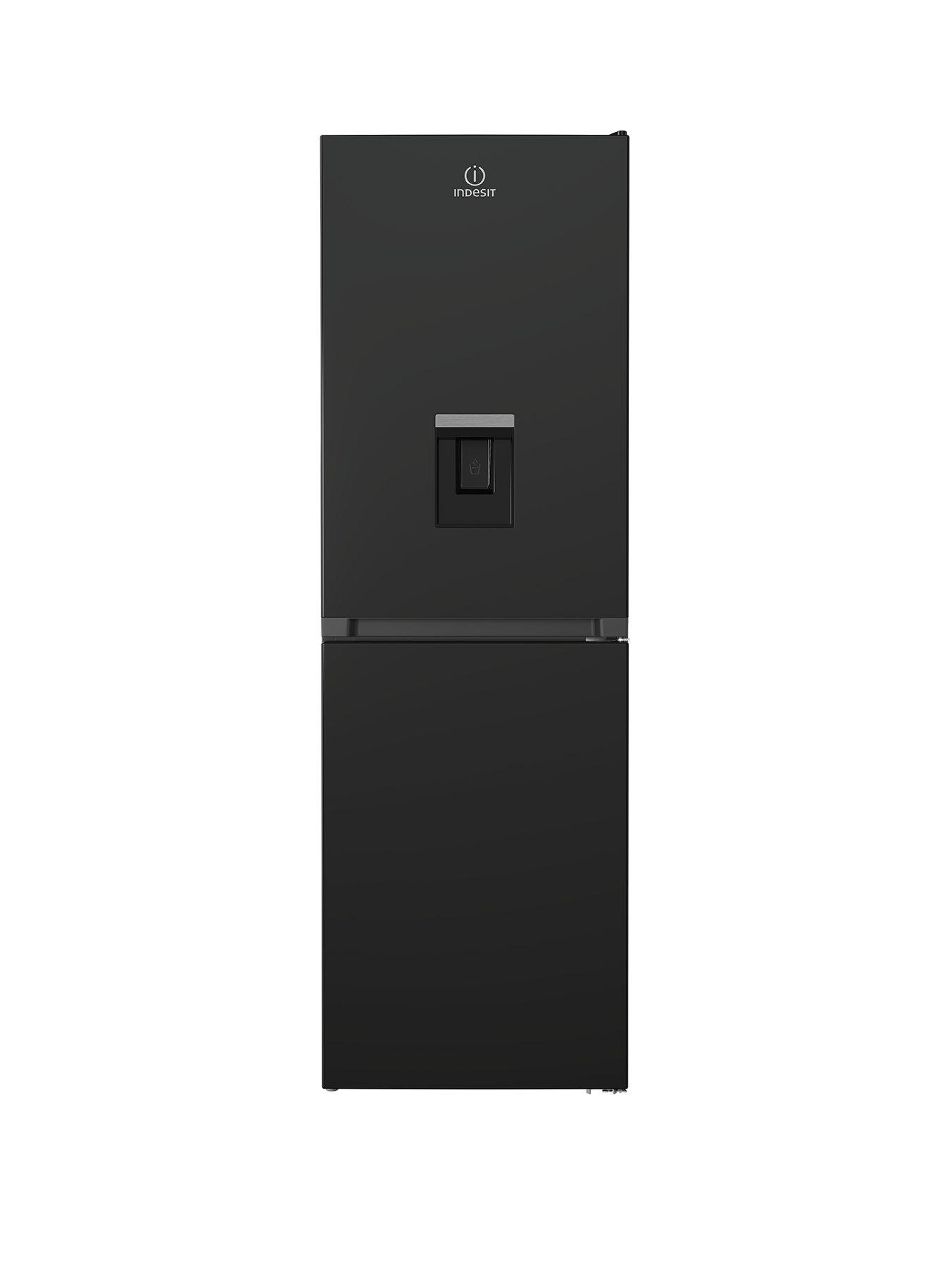 Product photograph of Indesit Infc850ti1kaqua1 Total No Frost Fridge Freezer - Black from very.co.uk