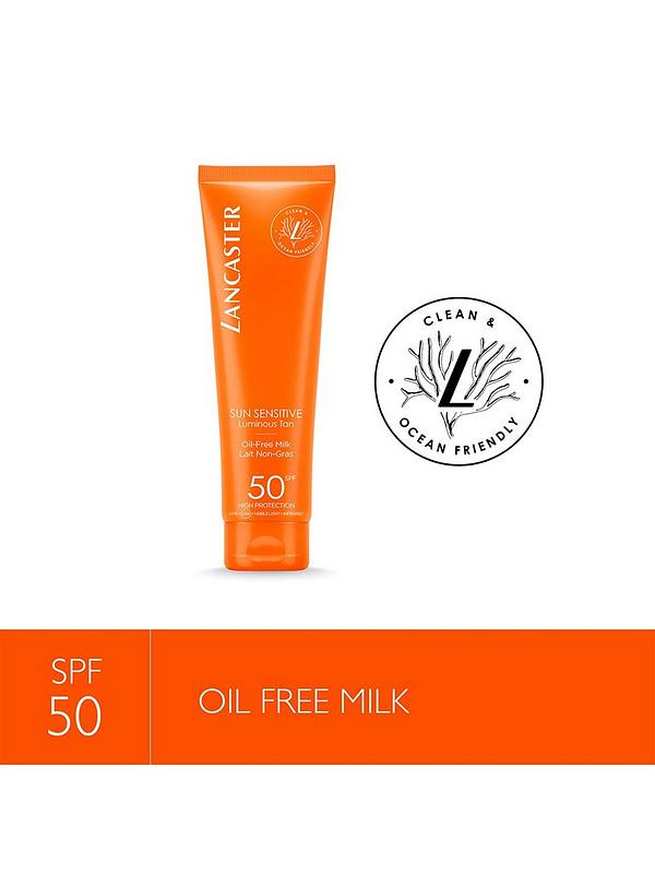 Image 3 of 5 of Lancaster Sun Sensitive Oil-Free Body Milk Sunscreen &amp; Sun Protection Cream SPF50 150ml