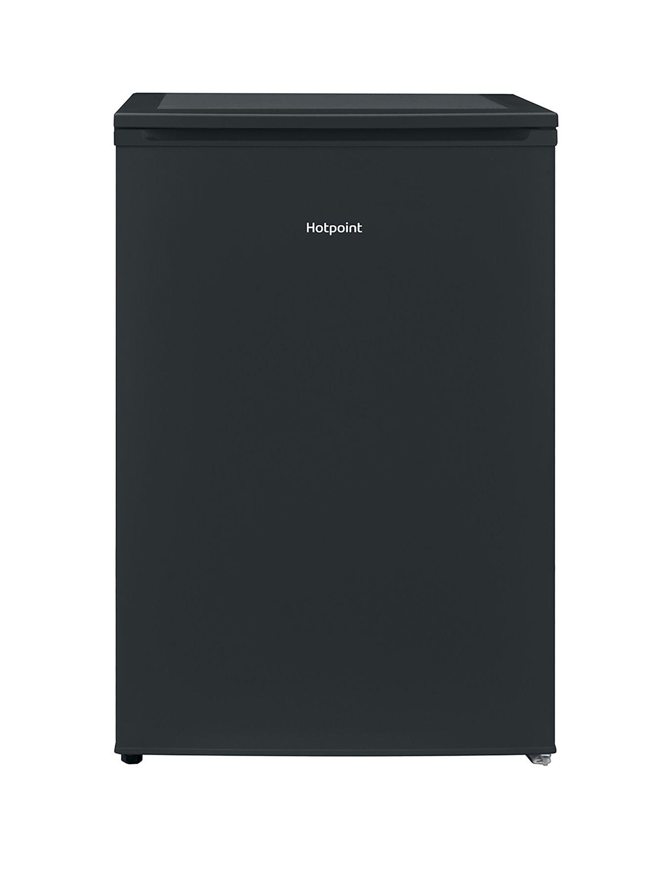 Product photograph of Hotpoint H55rm1110k1 55cm Wide Under-counter Fridge - Black from very.co.uk