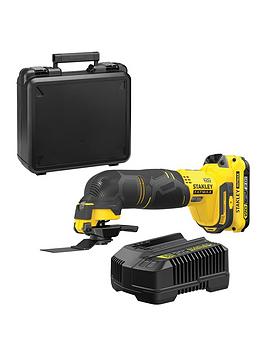 Product photograph of Stanley Fatmax V20 18v Cordless Multi-purpose Tool With Kit Box Sfmce500d1k-gb from very.co.uk