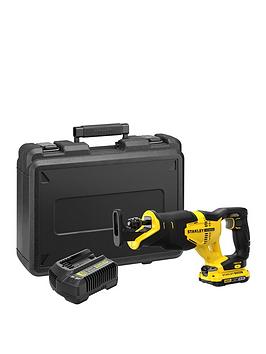 Product photograph of Stanley Fatmax V20 18v Cordless Reciprocating Saw Sfmcs300d1k-gb from very.co.uk