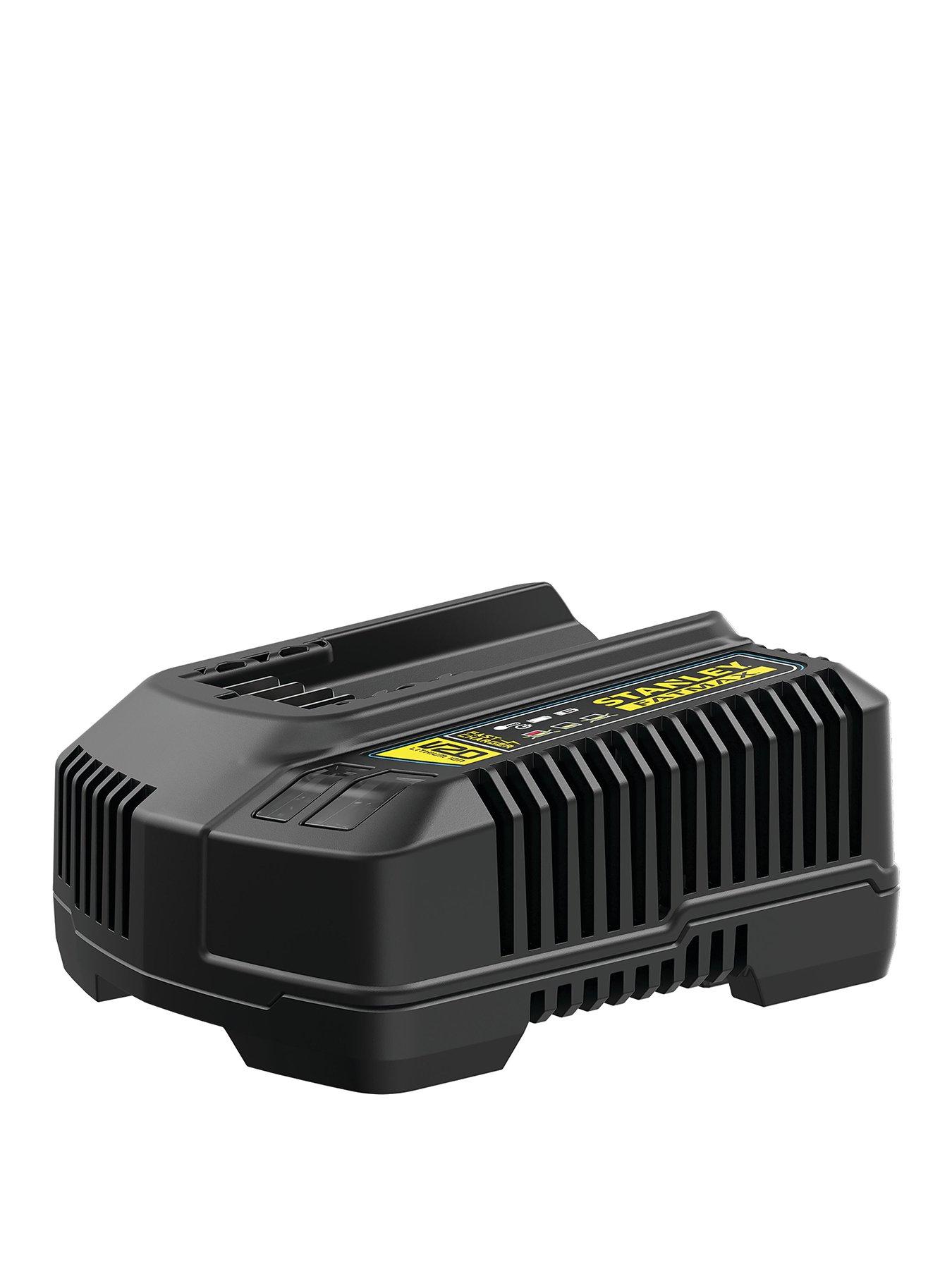 Product photograph of Stanley Fatmax Stanley Fatmax V20 18v 2ah Charger from very.co.uk