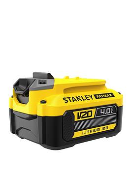 Product photograph of Stanley Fatmax V20 18v 4ah Battery Sfmcb204-xj from very.co.uk