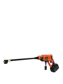 Product photograph of Black Decker 18v Cordless Pressure Cleaner Bcpc18d1-gb from very.co.uk