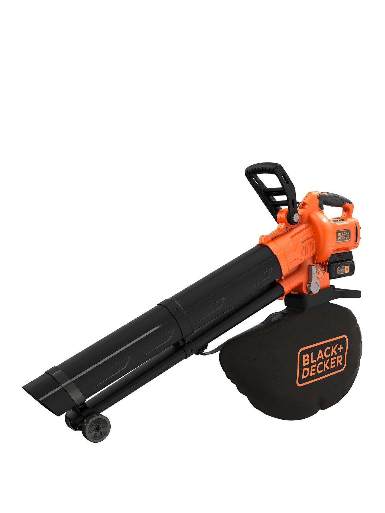 Product photograph of Black Decker 36v Cordless Li-ion 3 In 1 Blower Vac Bcblv3620l1-gb from very.co.uk