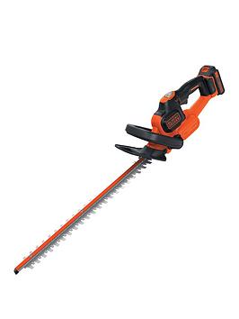 Product photograph of Black Decker 18v Cordless Li-ion 45cm 2ah Powercommand Hedge Trimmer Gtc18452pc-gb from very.co.uk