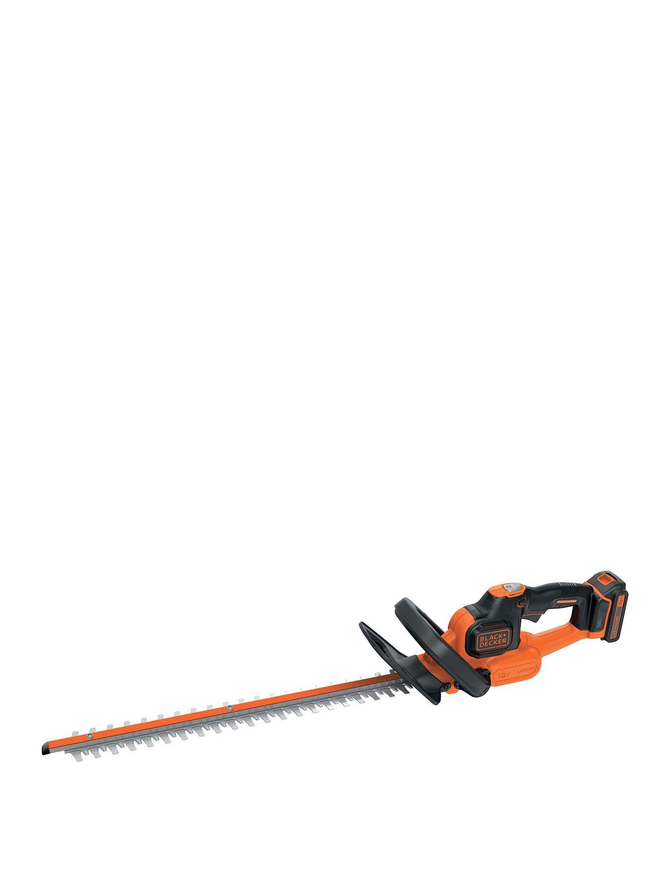 Black & Decker 18V Cordless Li-ion 45CM 2Ah POWERCOMMAND Hedge Trimmer (GTC18452PC-GB)