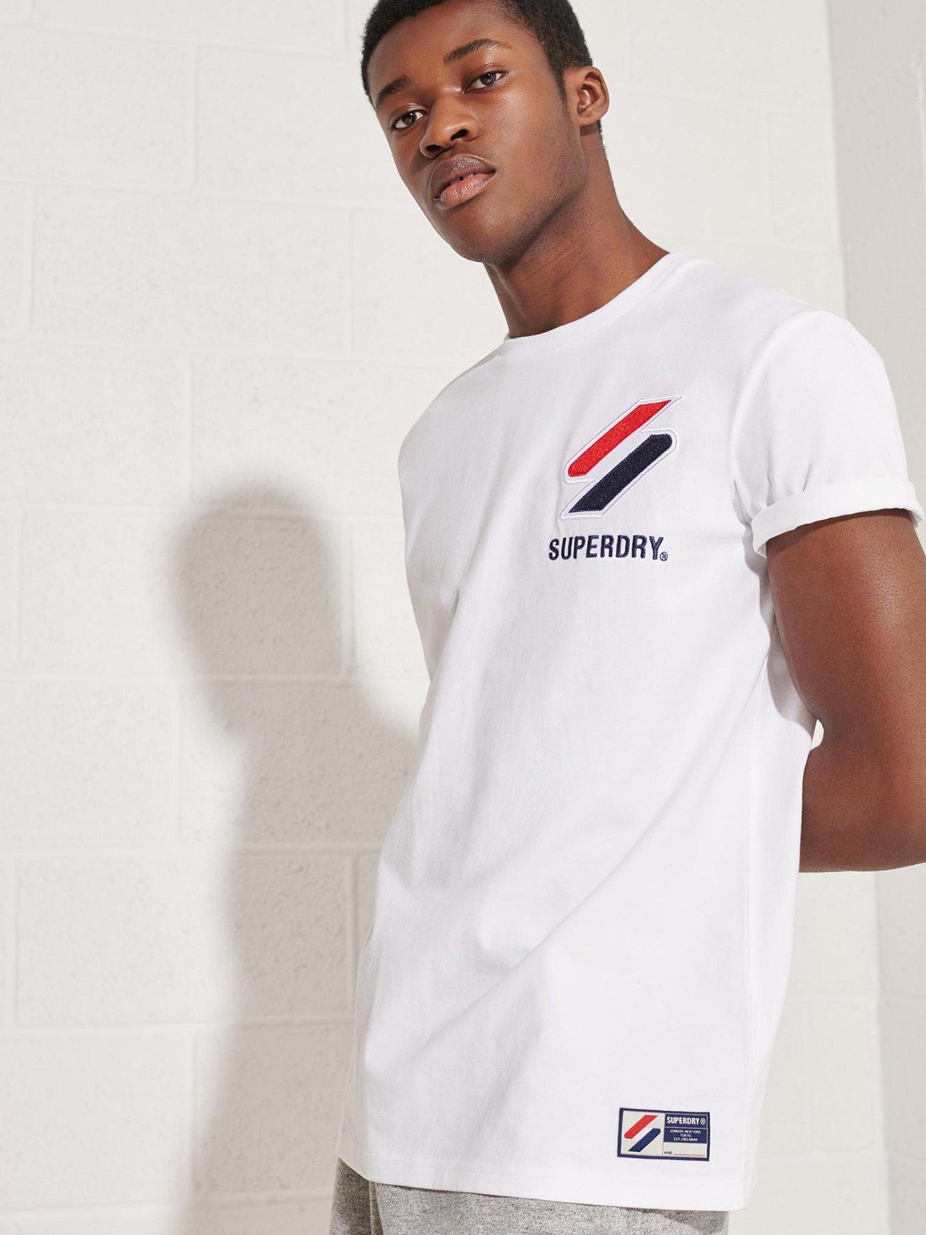 Superdry Sportstyle Chenille T-shirt | very.co.uk