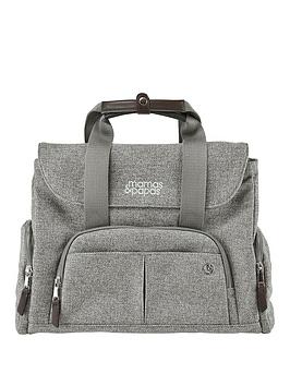 Bowling Style Changing Bag - Woven Grey