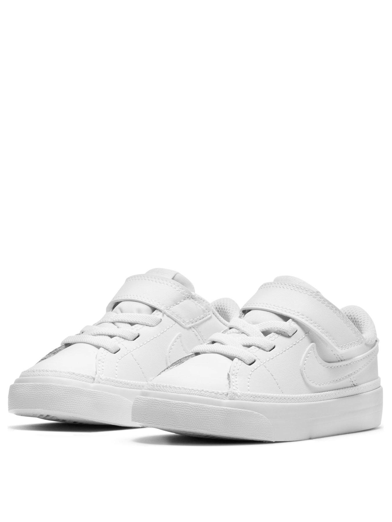 Nike white best sale infant trainers