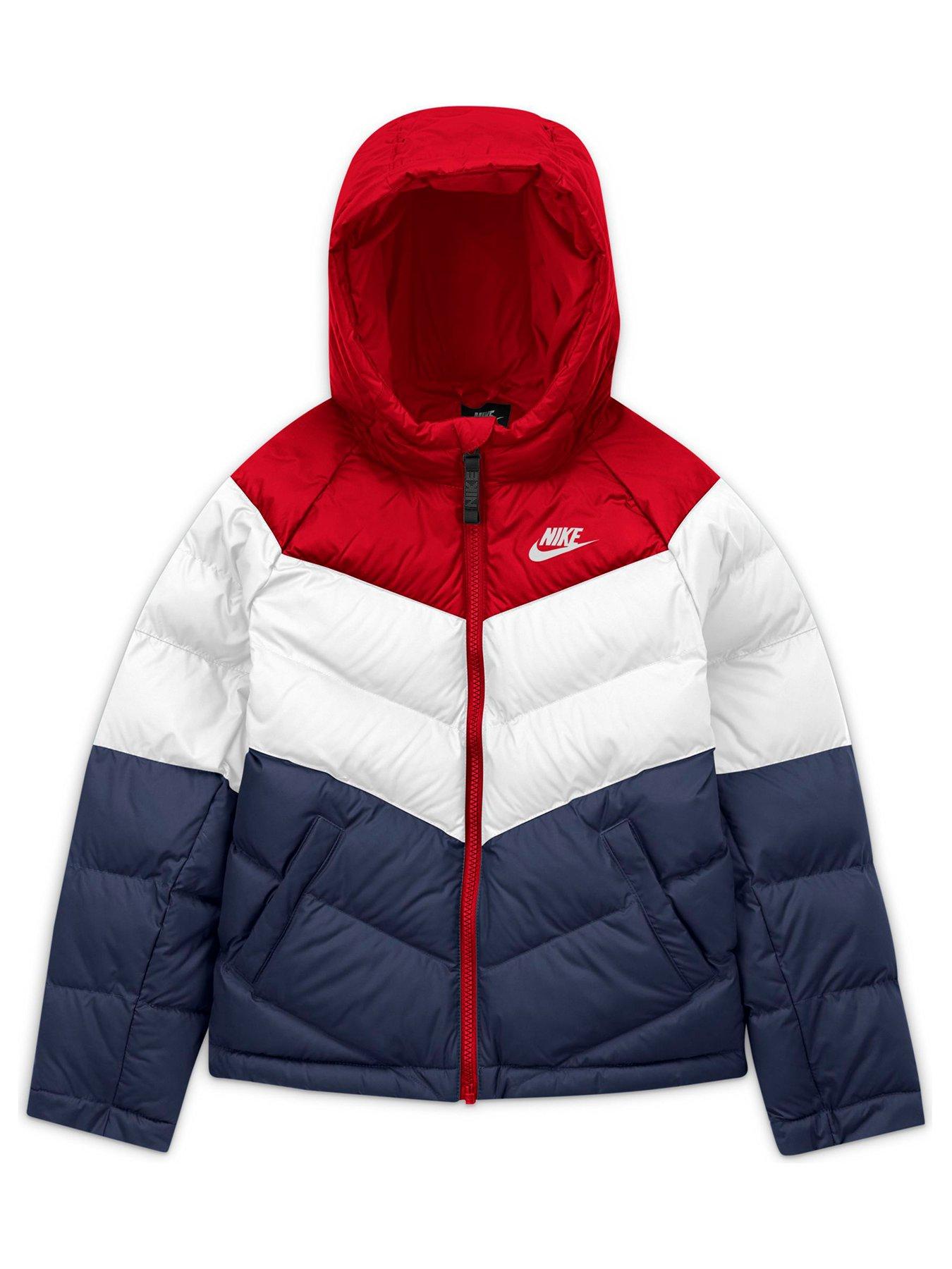 red nike coats