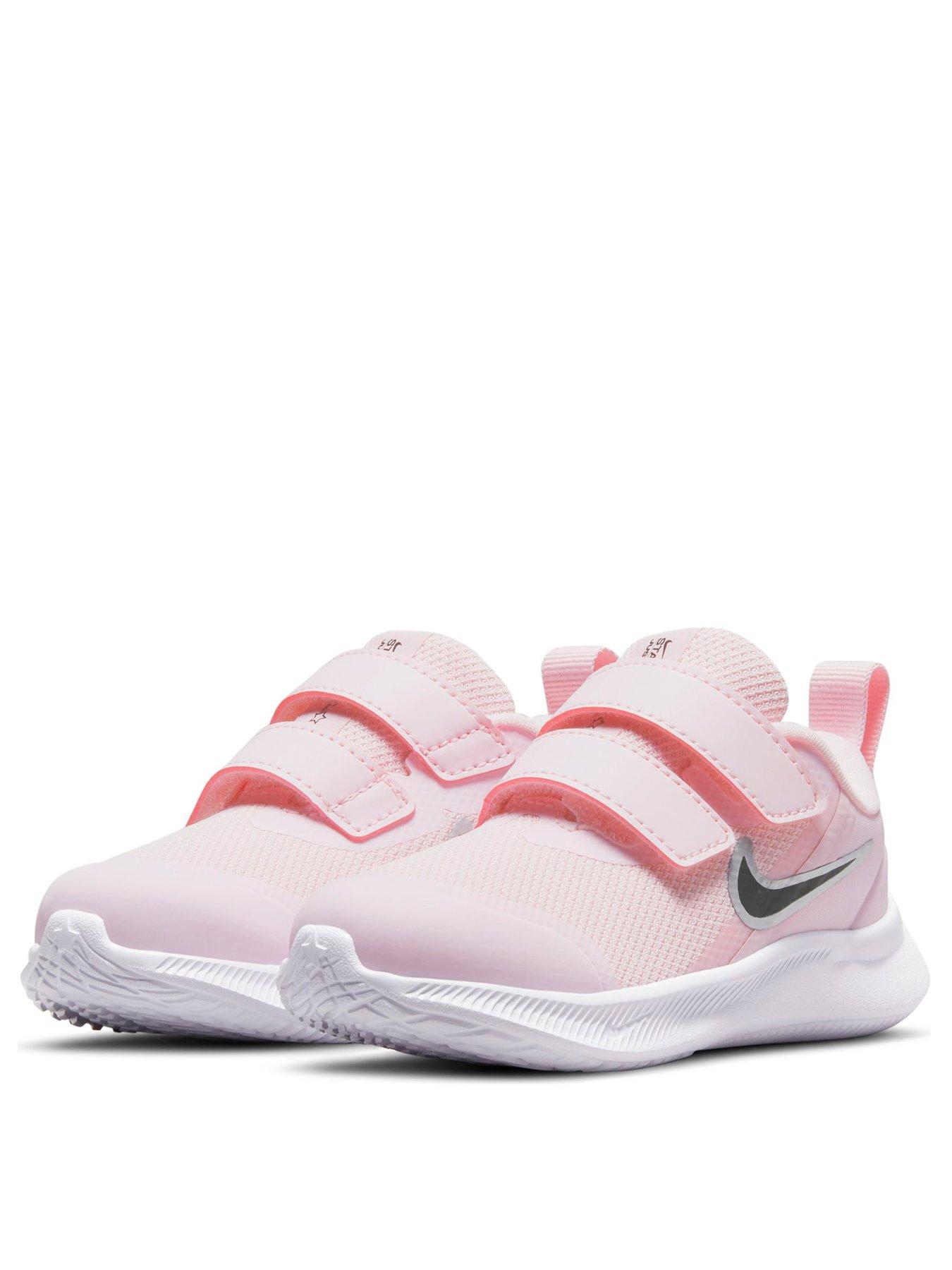 Pink nike sales infant trainers