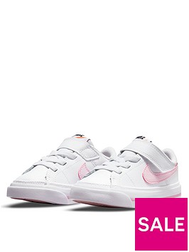 nike-court-legacy-infant-trainers-whitepink