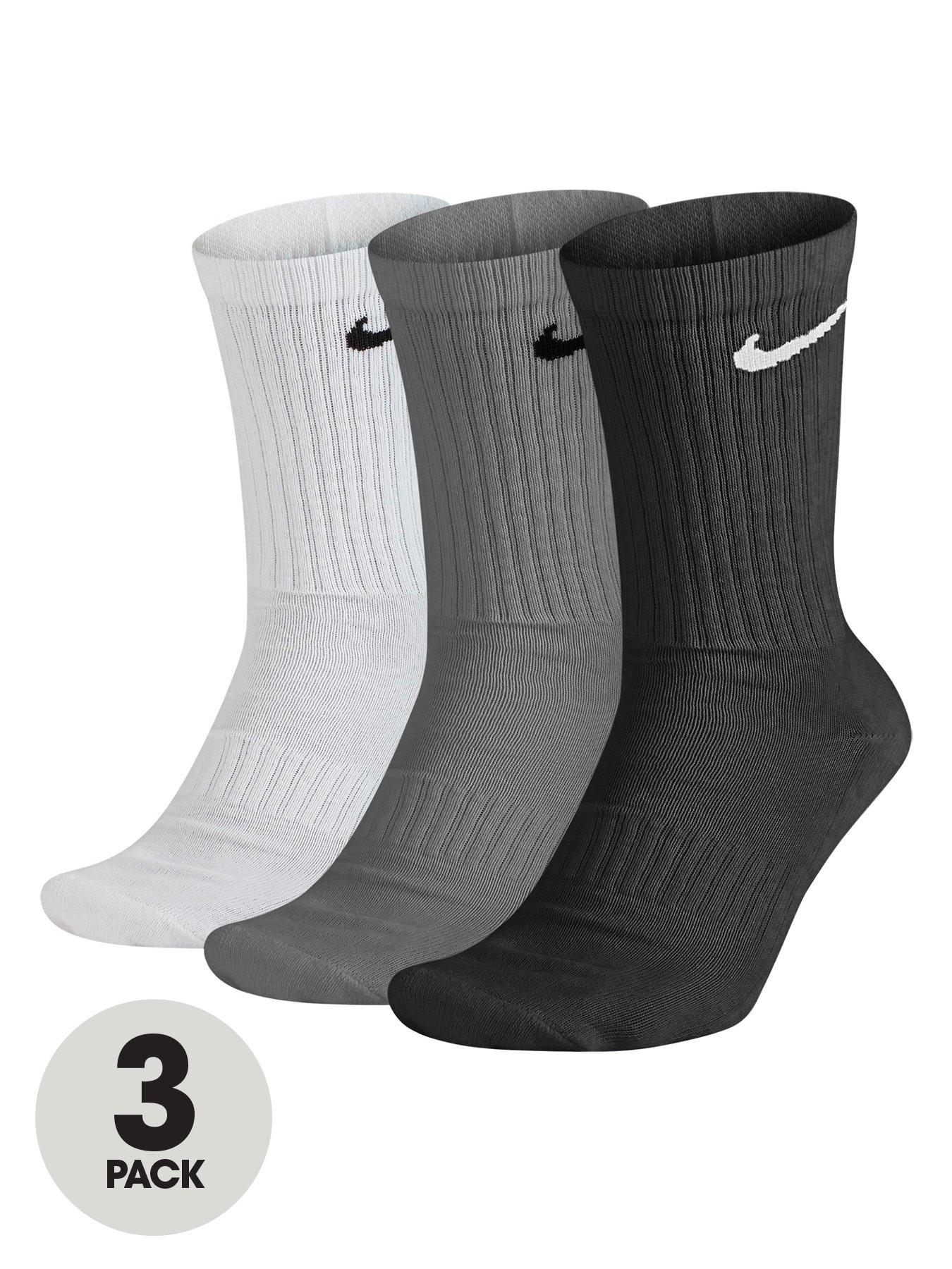 xl nike socks black