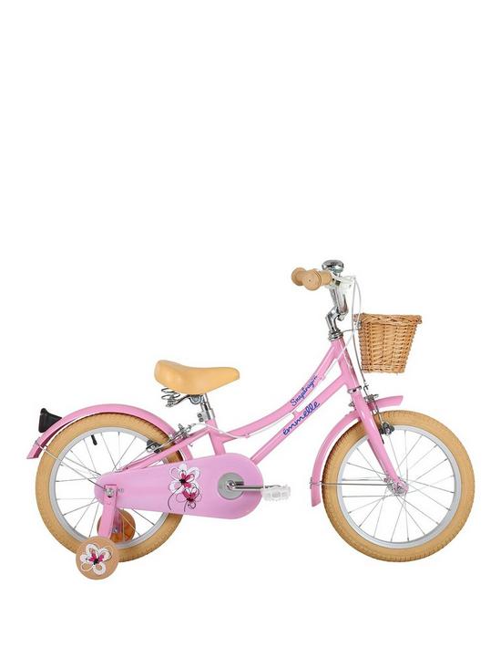 front image of sonic-emelle-girls-heritage-bike-16-inch-wheel