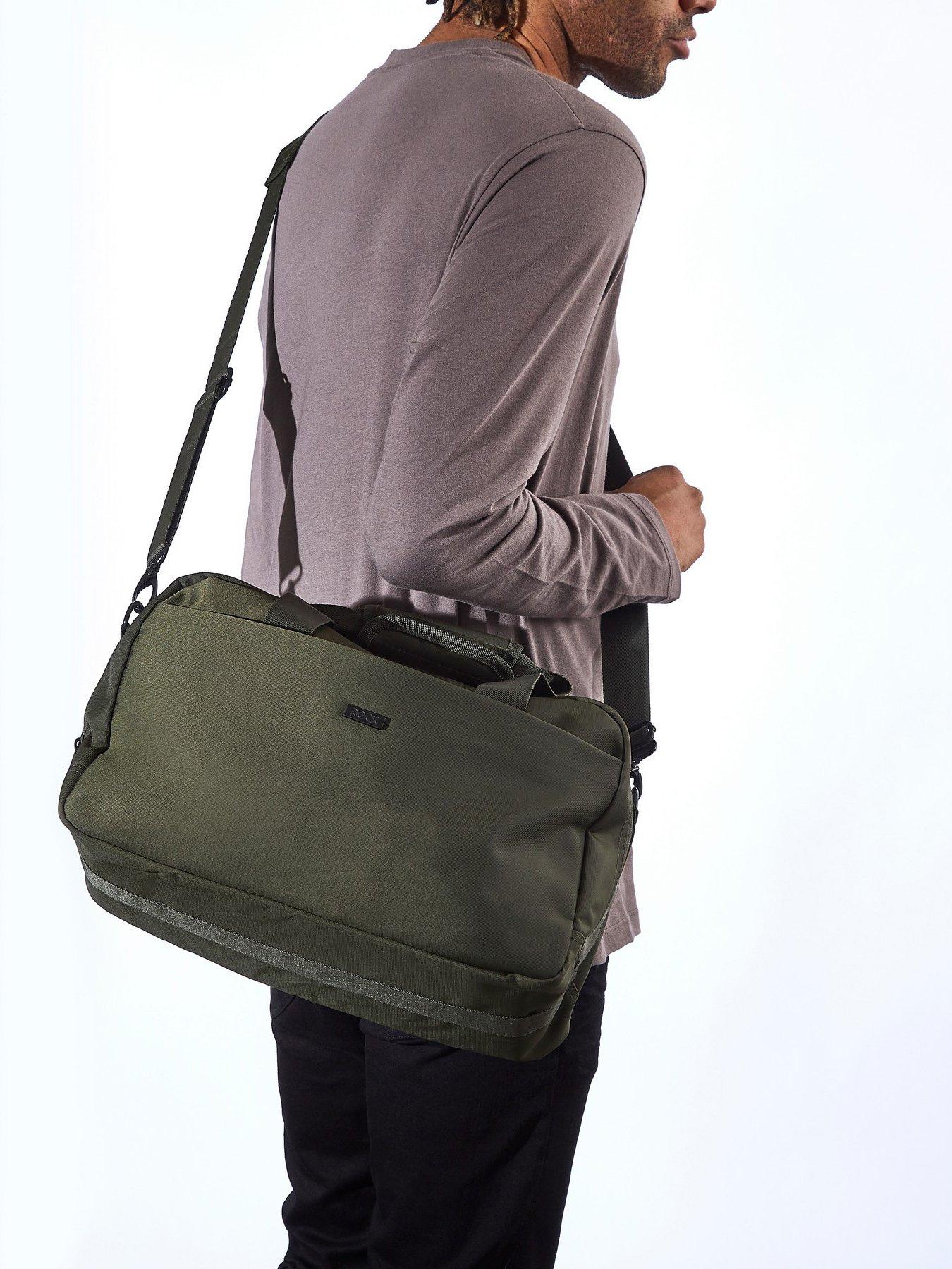 Image 3 of 5 of Rock Luggage Platinum Olive Green Underseat Holdall