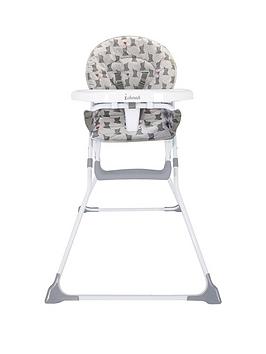 Product photograph of My Babiie Dani Dyer Elephants Compact Highchair from very.co.uk