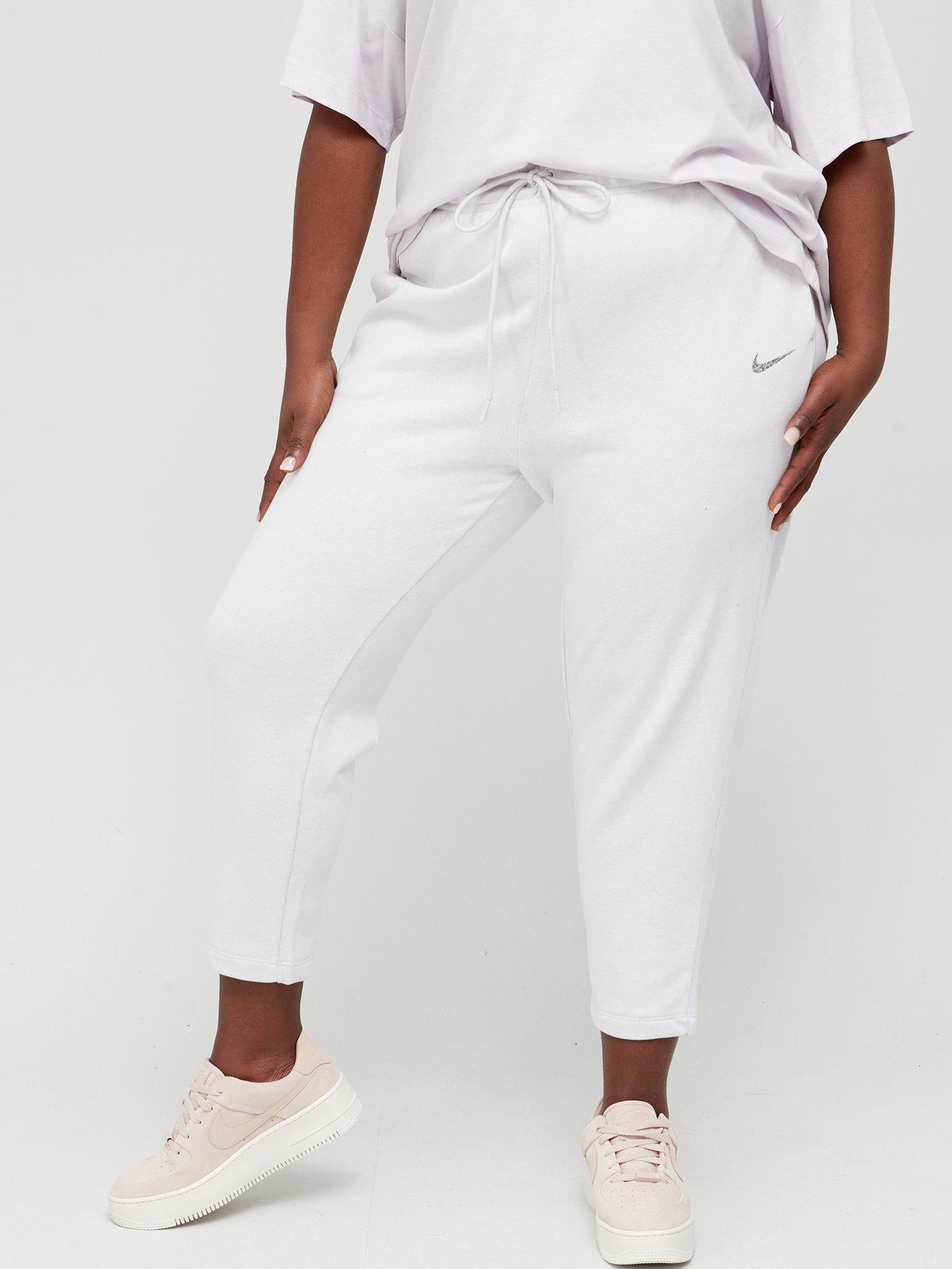 Women NSW Essential Fleece Pants (Curve) - White
