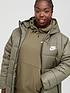  image of nike-nswnbspclassic-hooded-parka-curve-olive