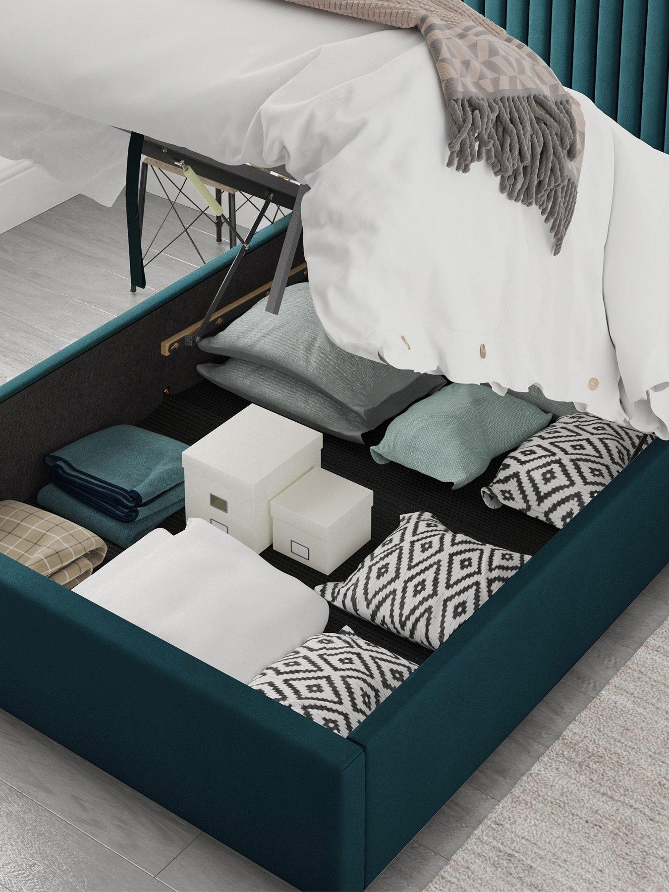 Emerald deals ottoman bed