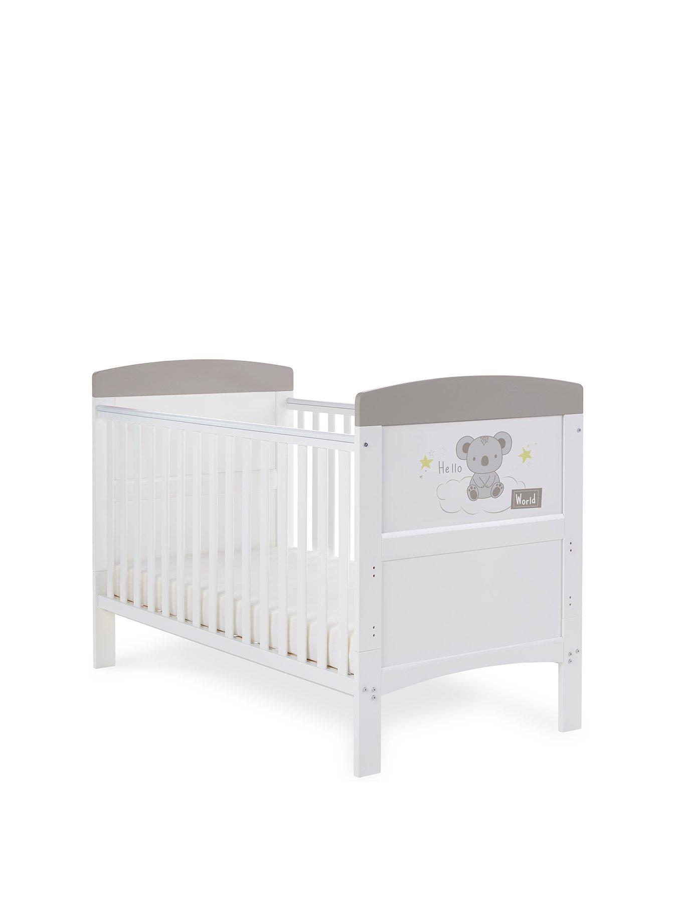 Obaby Grace Inspire Cot Bed Hello World