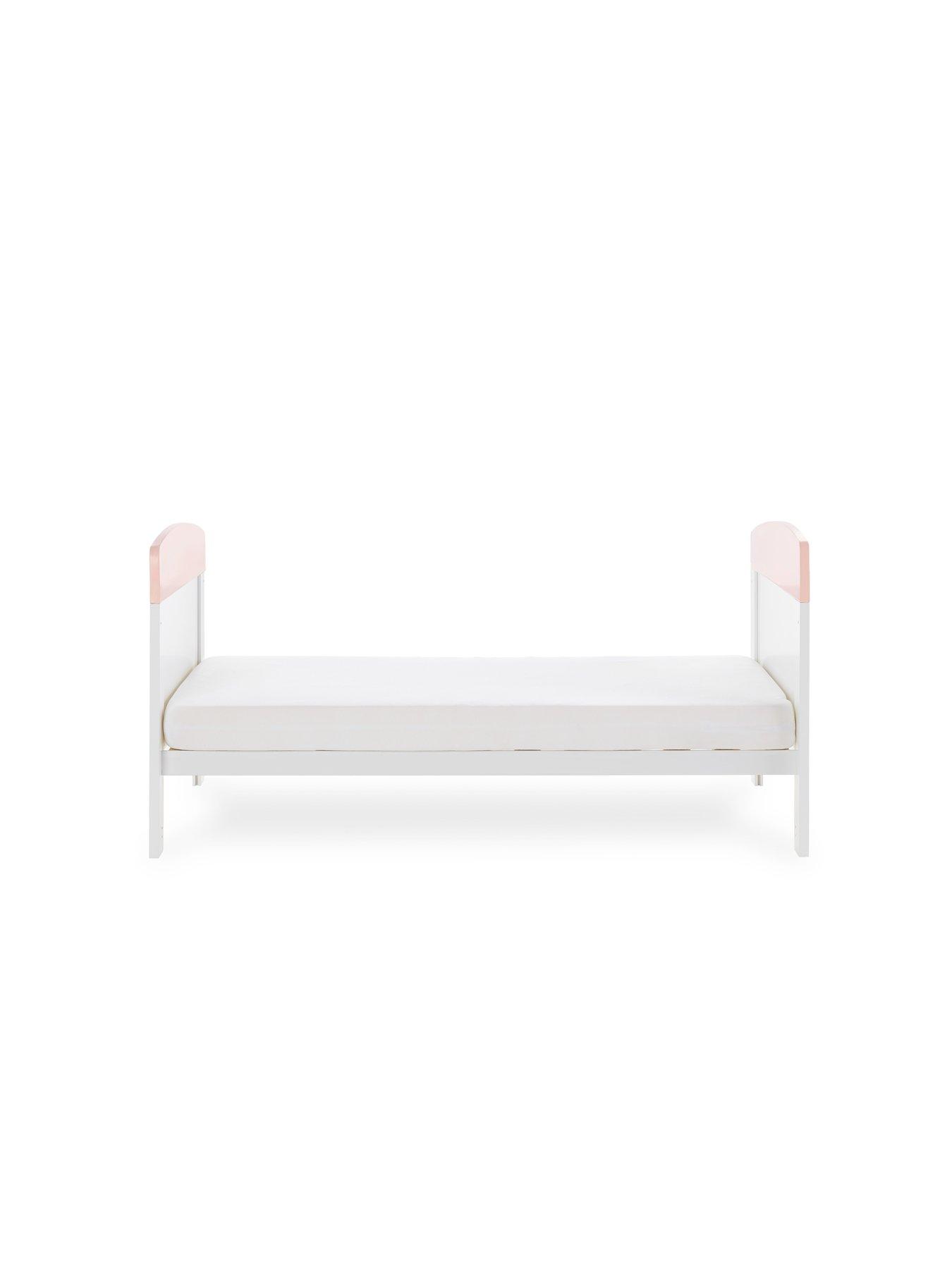 Image 4 of 5 of Obaby Grace Inspire Cot Bed Rabbit - Pink