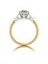  image of moissanite-9ct-gold-100ct-equivalent-solitaire-ring