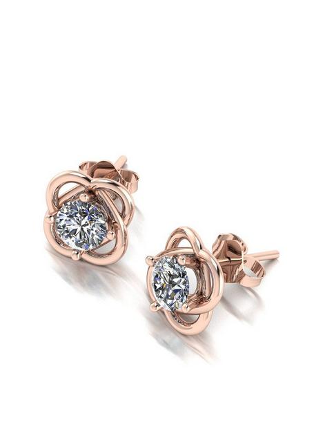 moissanite-9ct-rose-gold-100ct-total-knott-earrings