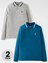v-by-very-boysnbsplong-sleeve-polos-2-packnbsp--greytealfront