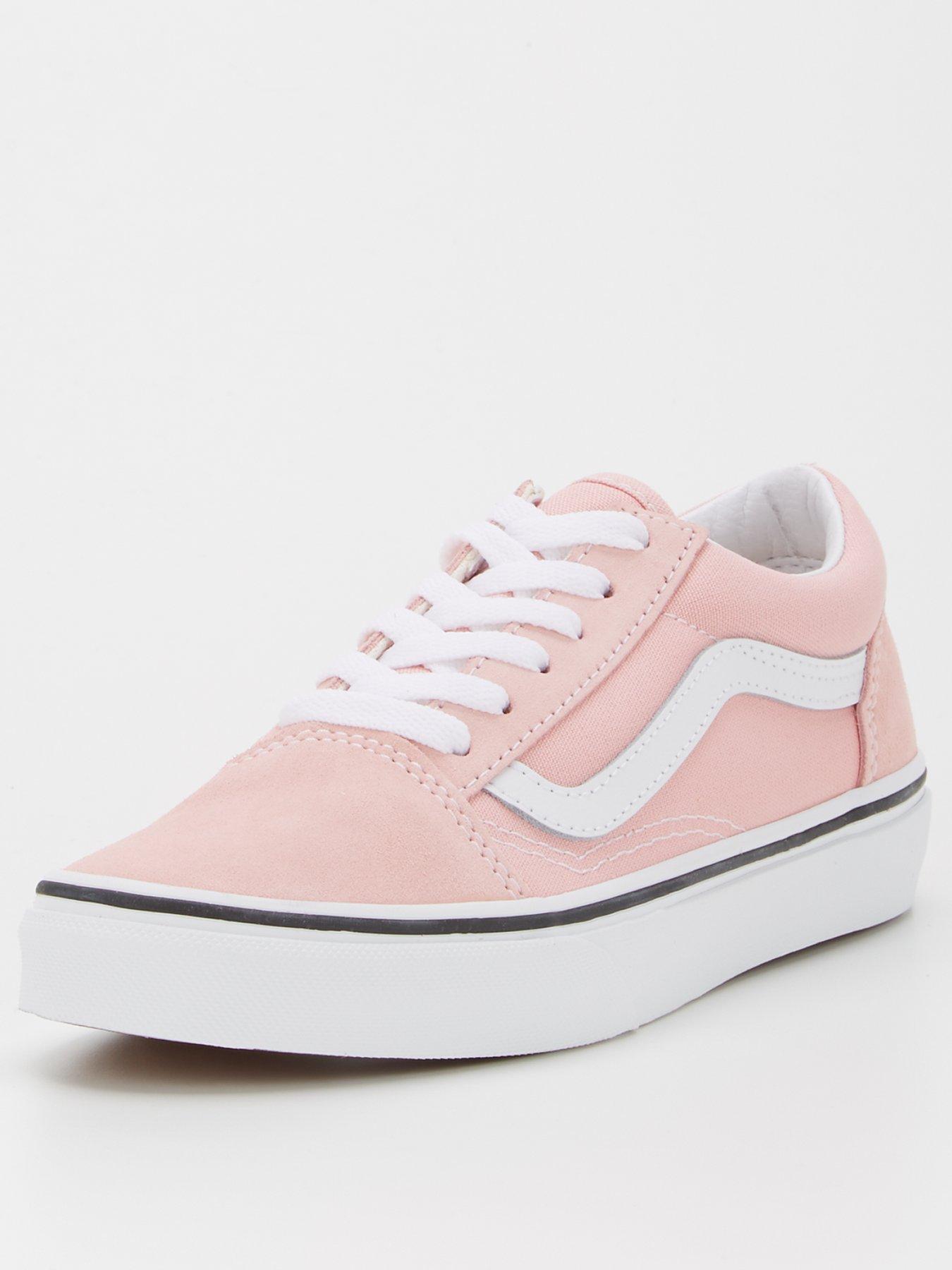 Girls white outlet vans