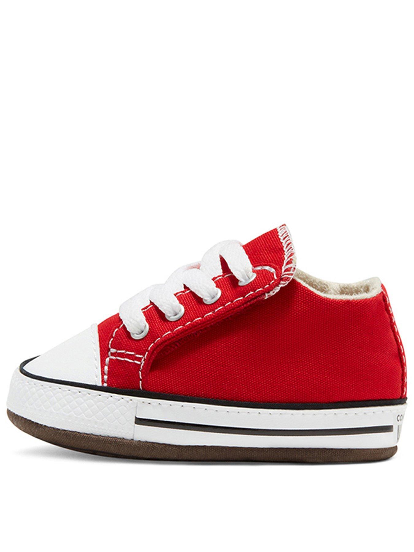 childrens red converse boots
