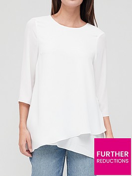 v-by-very-overlay-detail-blouse-ivory