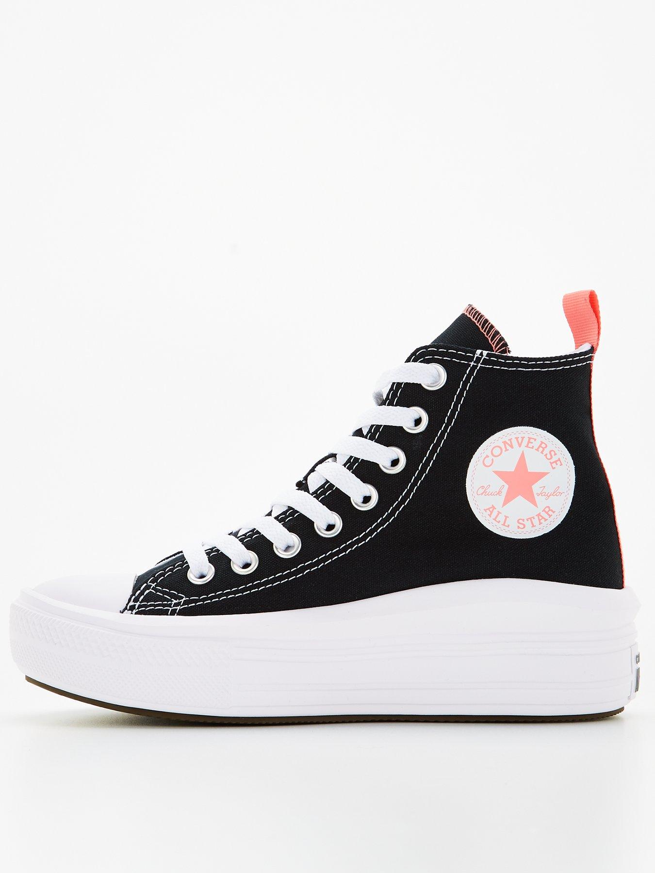 Top 60+ images converse black and white all star hi trainers - In ...